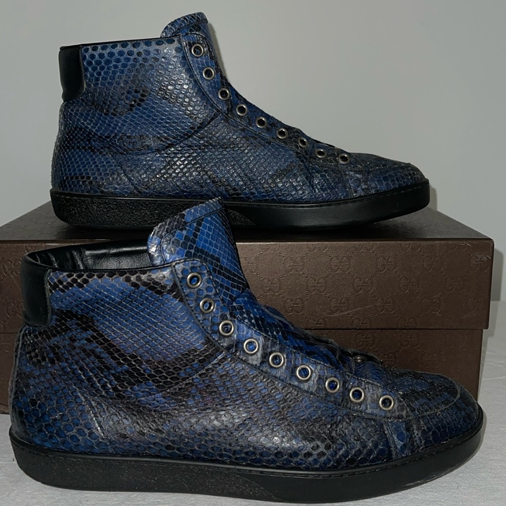 Men’s Gucci Snakeskin Sneakers 9+
